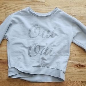 Forever 21 Girls Sweater Long Sleeve Gray Blue